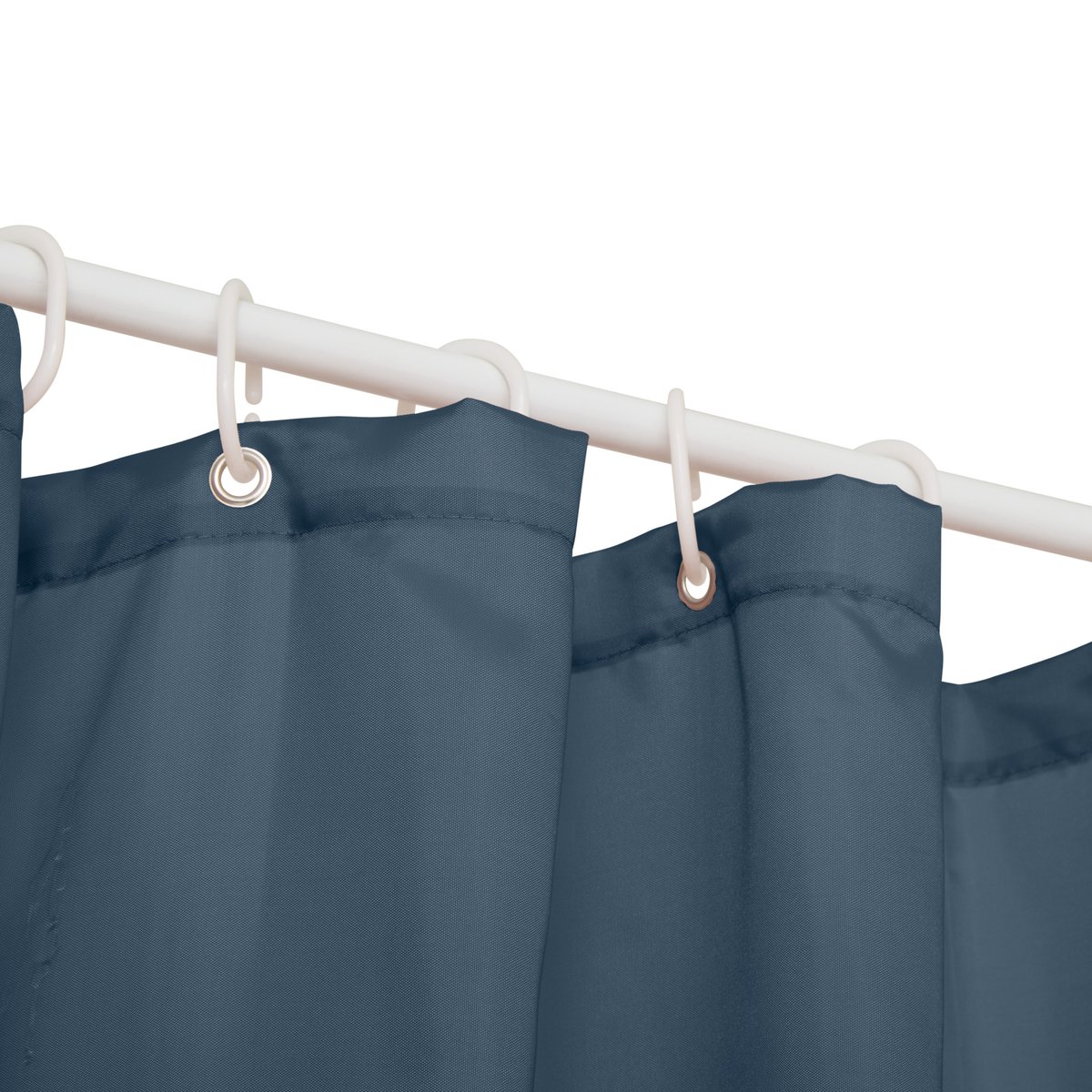Rideau de douche rectangulaire COLORAMA bleu, 5FIVE SIMPLY SMART
