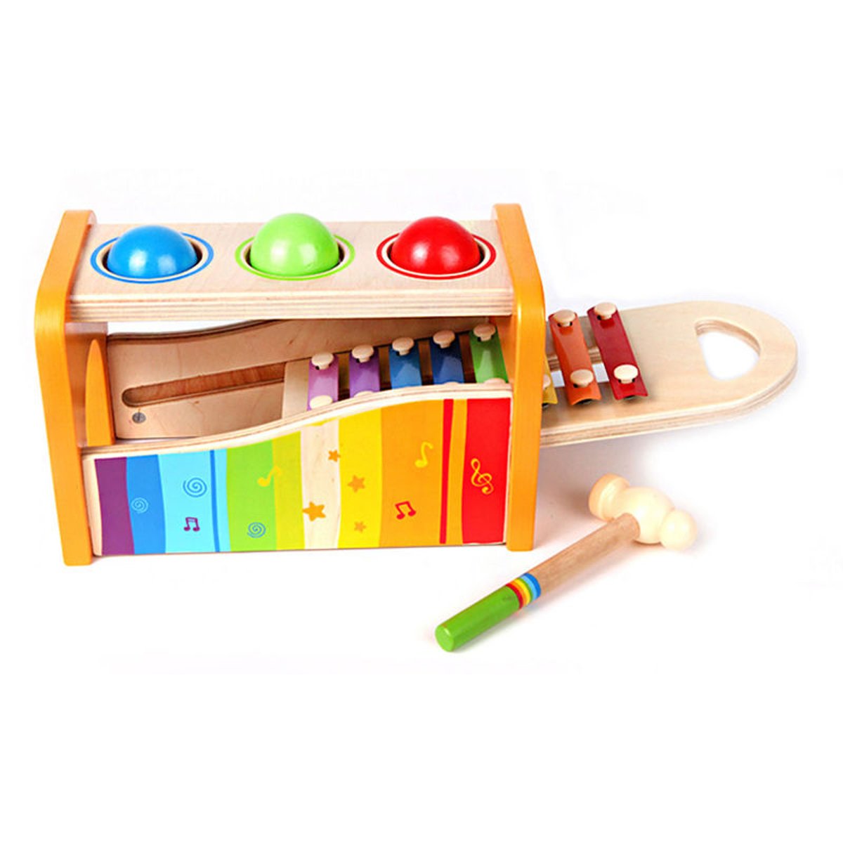 Boîtier à marteler et à tapoter multicolore, HAPE
