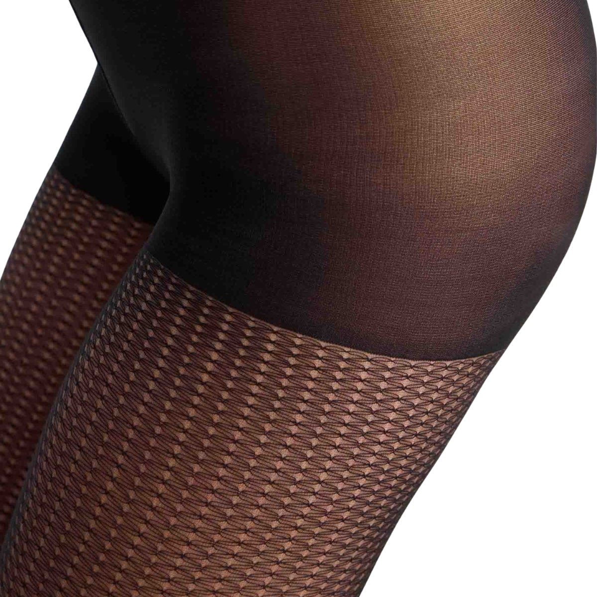Collant diamant Style noir, DIM