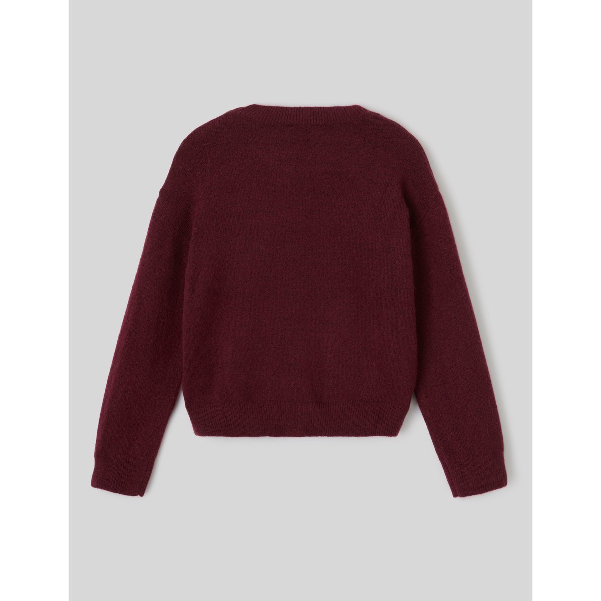 Pull col rond bordeaux, BZB