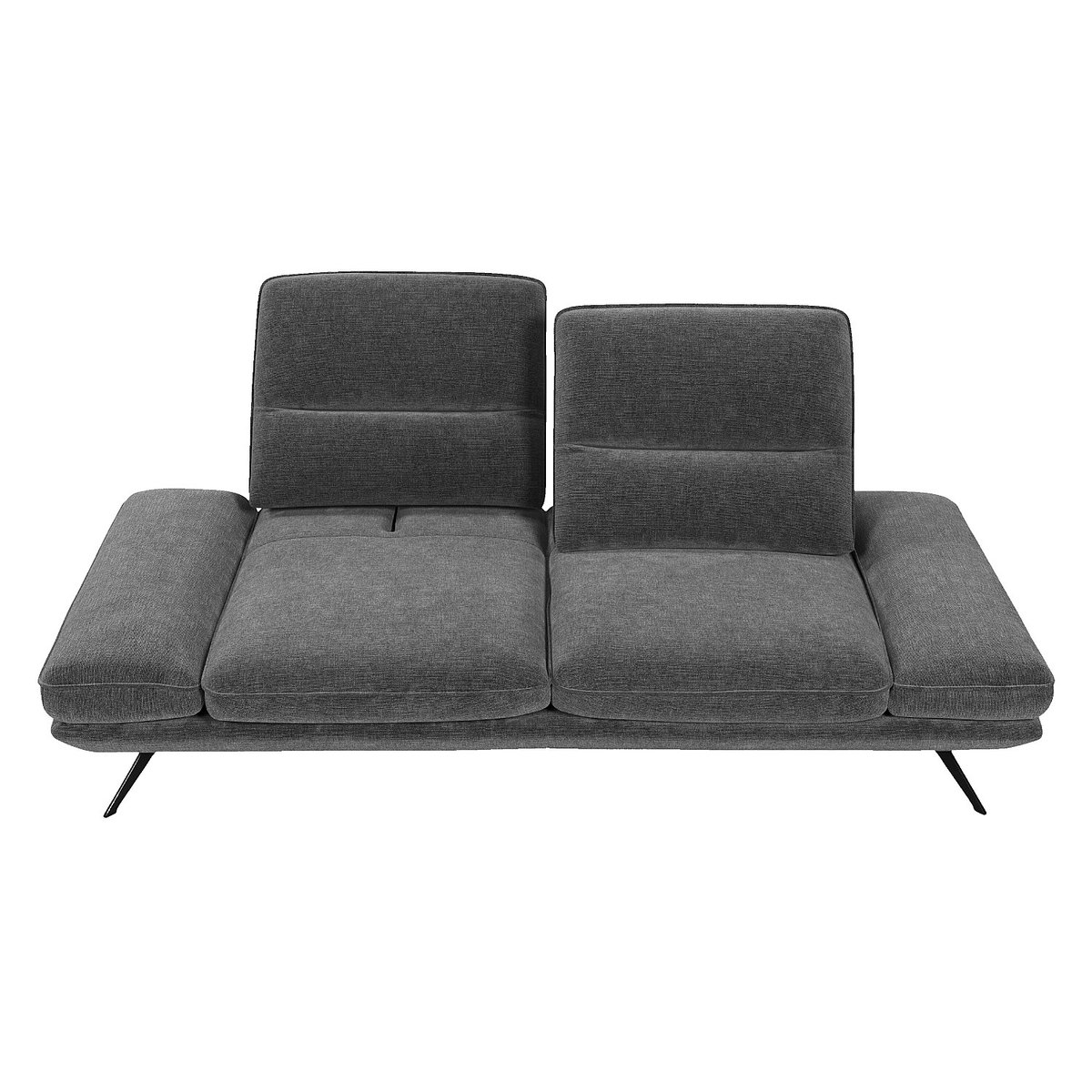 Canapé fixe tissu ROPIO gris anthracite, HABITAT