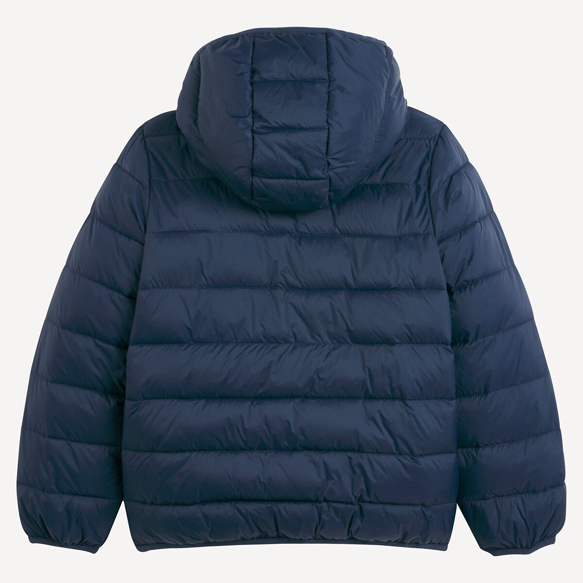 Lichte donsjas met kap marineblauw, LA REDOUTE COLLECTIONS
