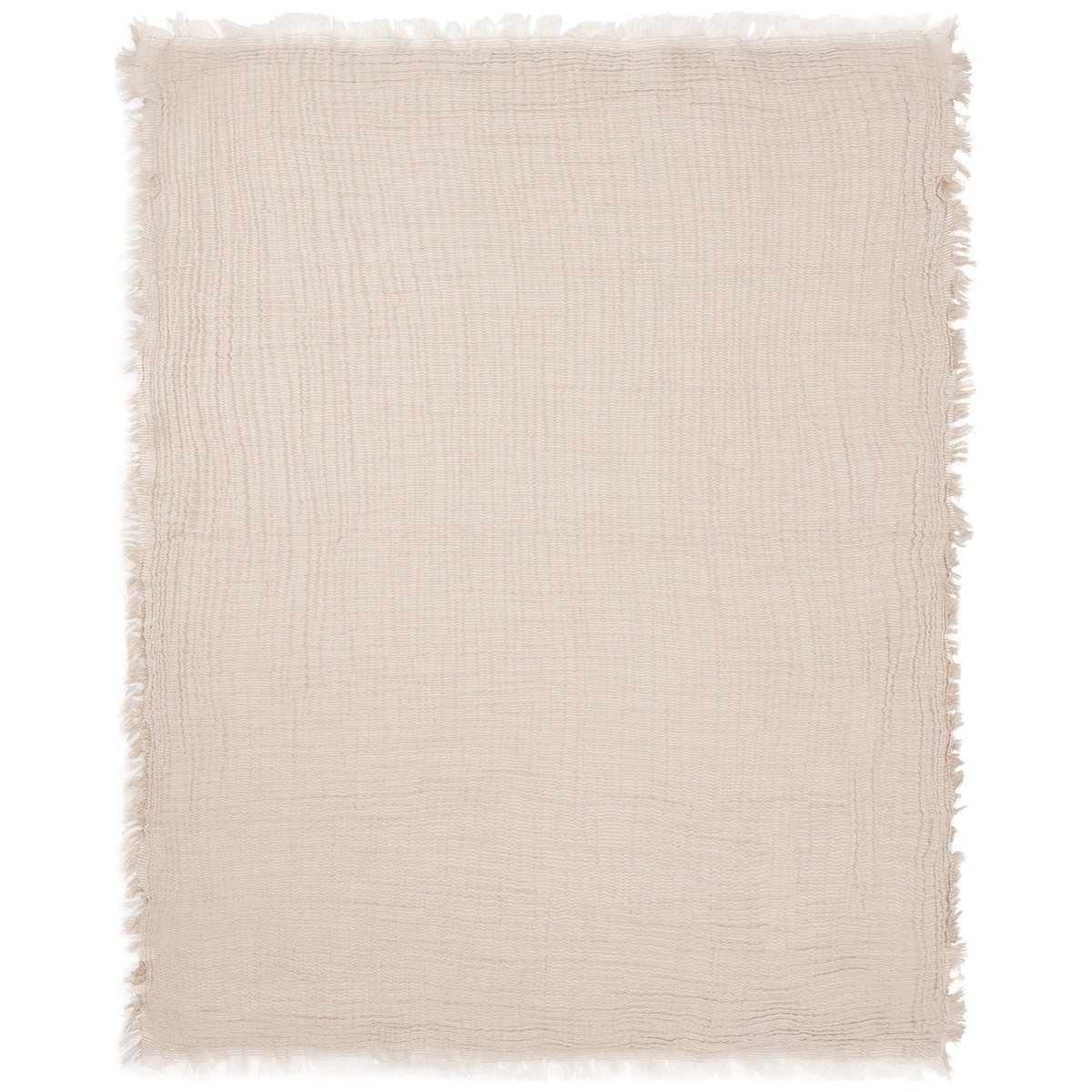 Couverture en gaze de coton beige, JOLLEIN