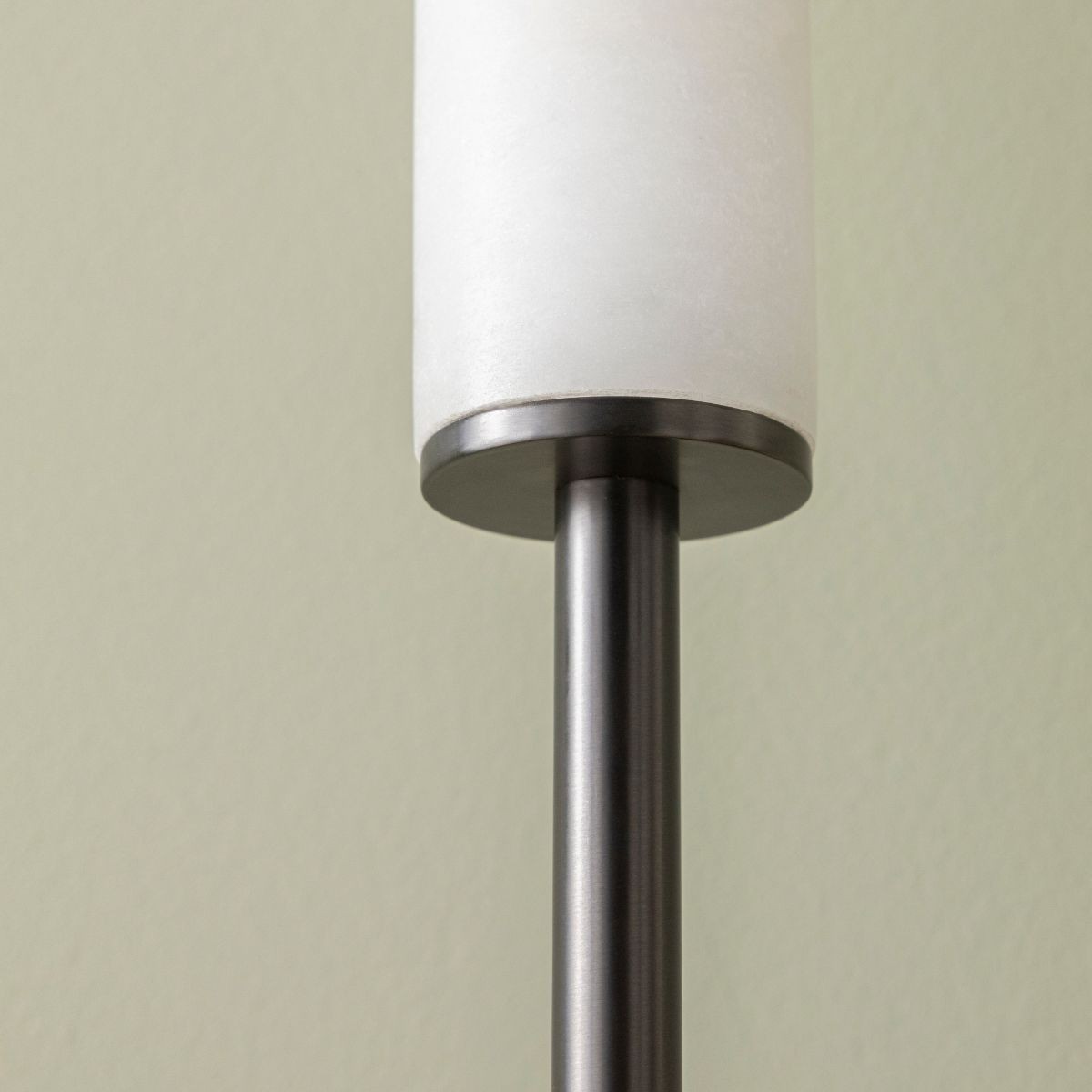 Lampe à poser en albâtre et métal H59 cm - MONTAIGNE noir, SIGNATURE