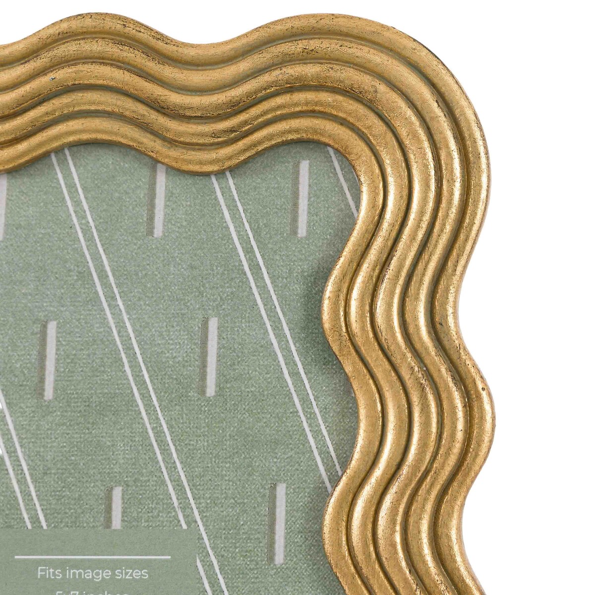 5x7" Padula Wave Photoframe gold-coloured, ÉDITÉ