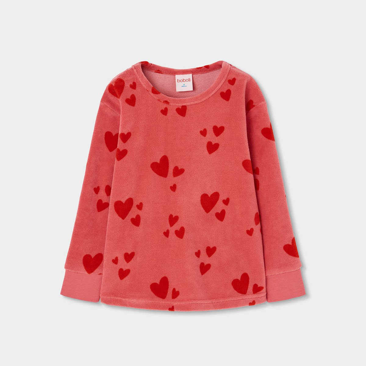 Pyjama en molleton fille imprimé multicolore, BOBOLI