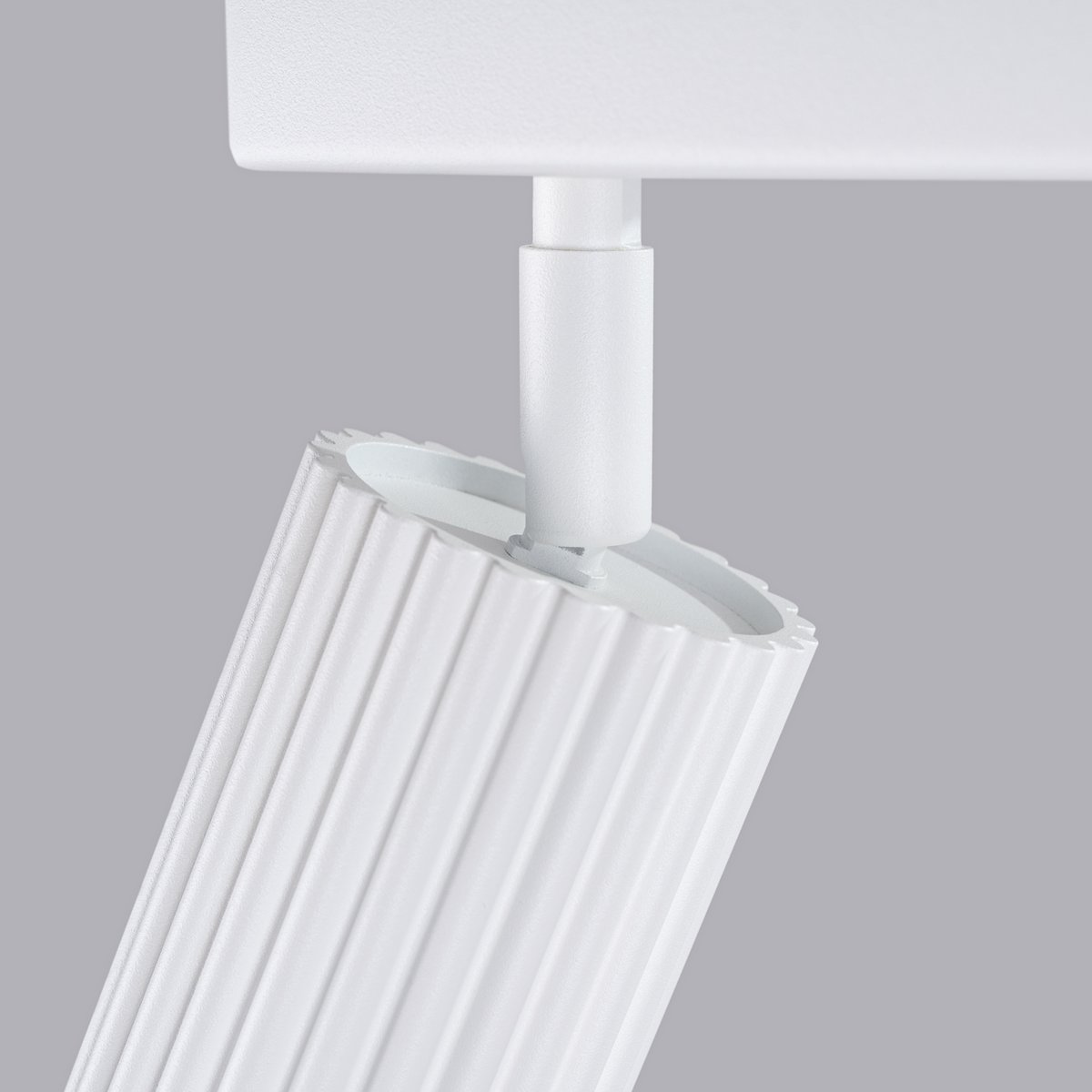 Plafonnier Aluminium Blanc GU10 3 Karbon Line blanc, EDEN
