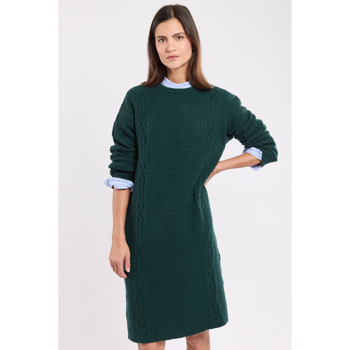 Robe pull en laine dark sea, ARMOR-LUX