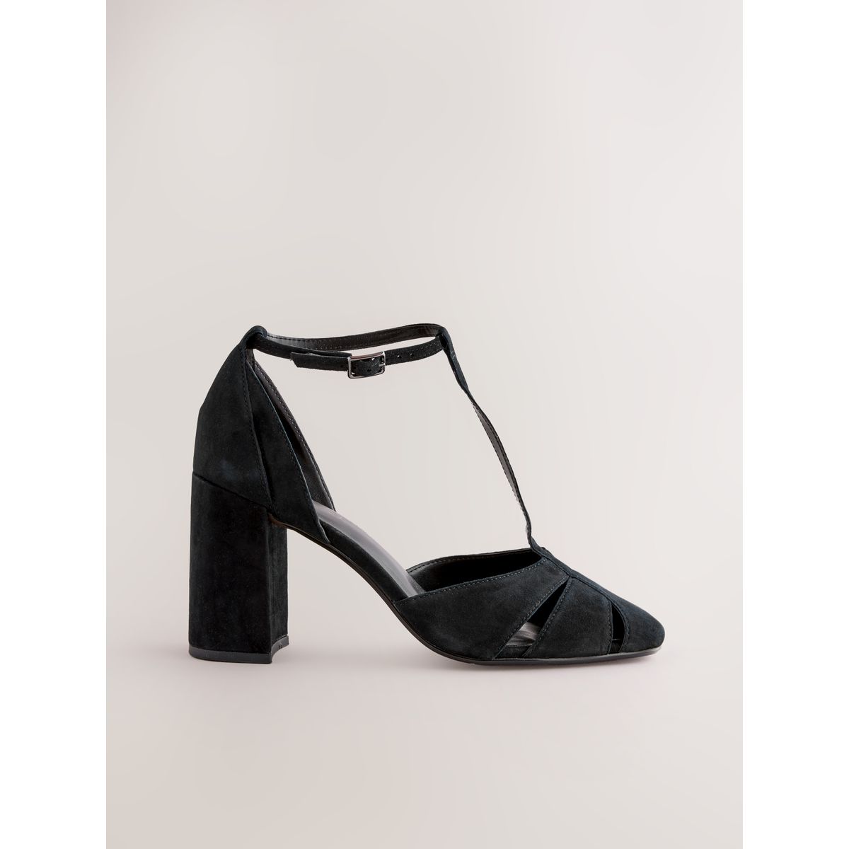 Chaussures salomé en cuir forever comfort® noir, NEXT