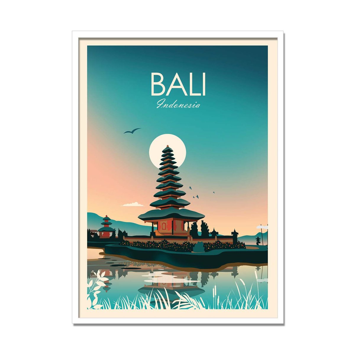 Affiche d'art - Bali Indonesia - Studio Inception affiche d'art, WALL EDITIONS