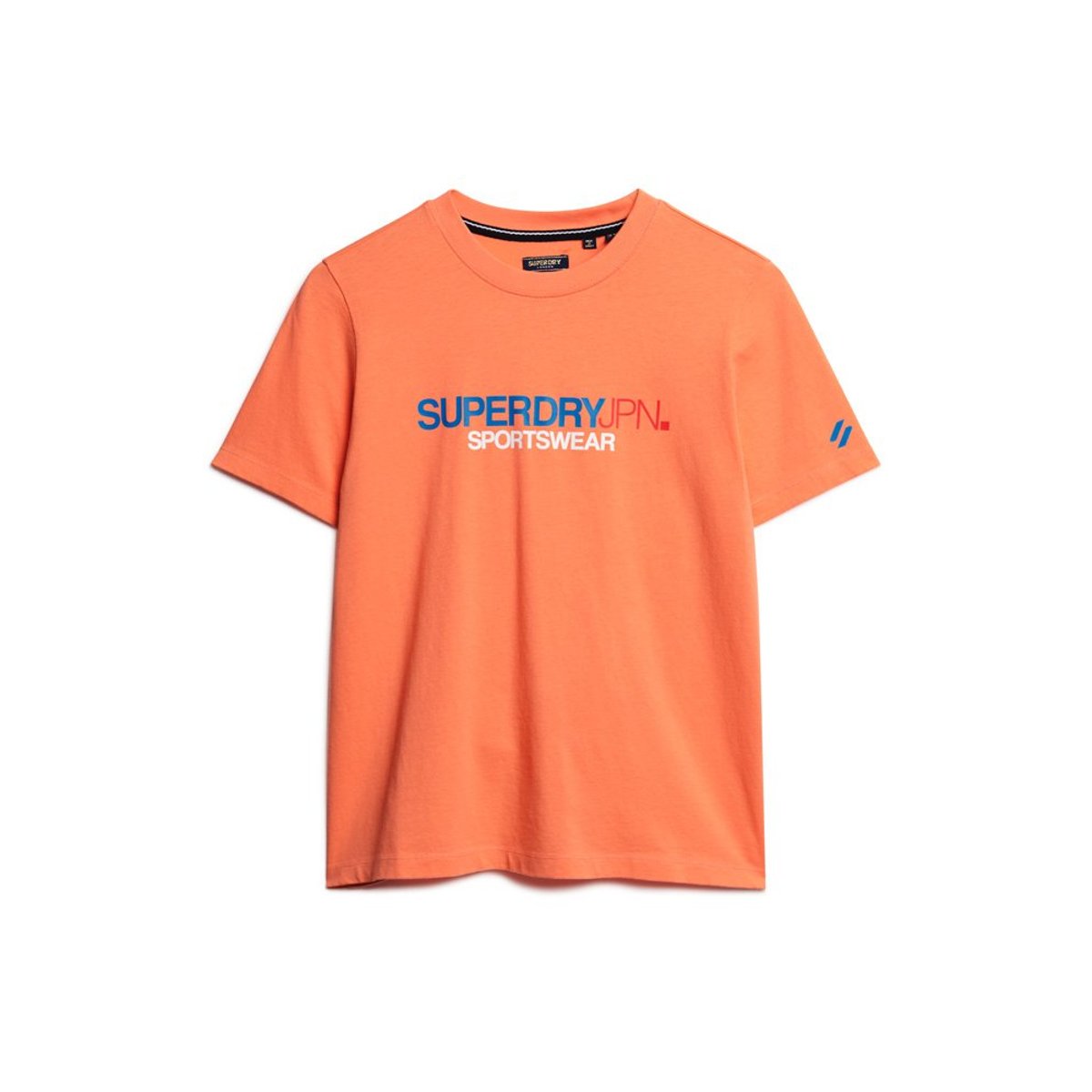 T-shirt décontracté Sportswear Logo corail fusion, SUPERDRY