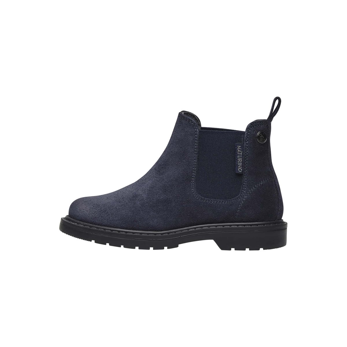 Bottines Chealsea En Suède Piccadilly marine, NATURINO