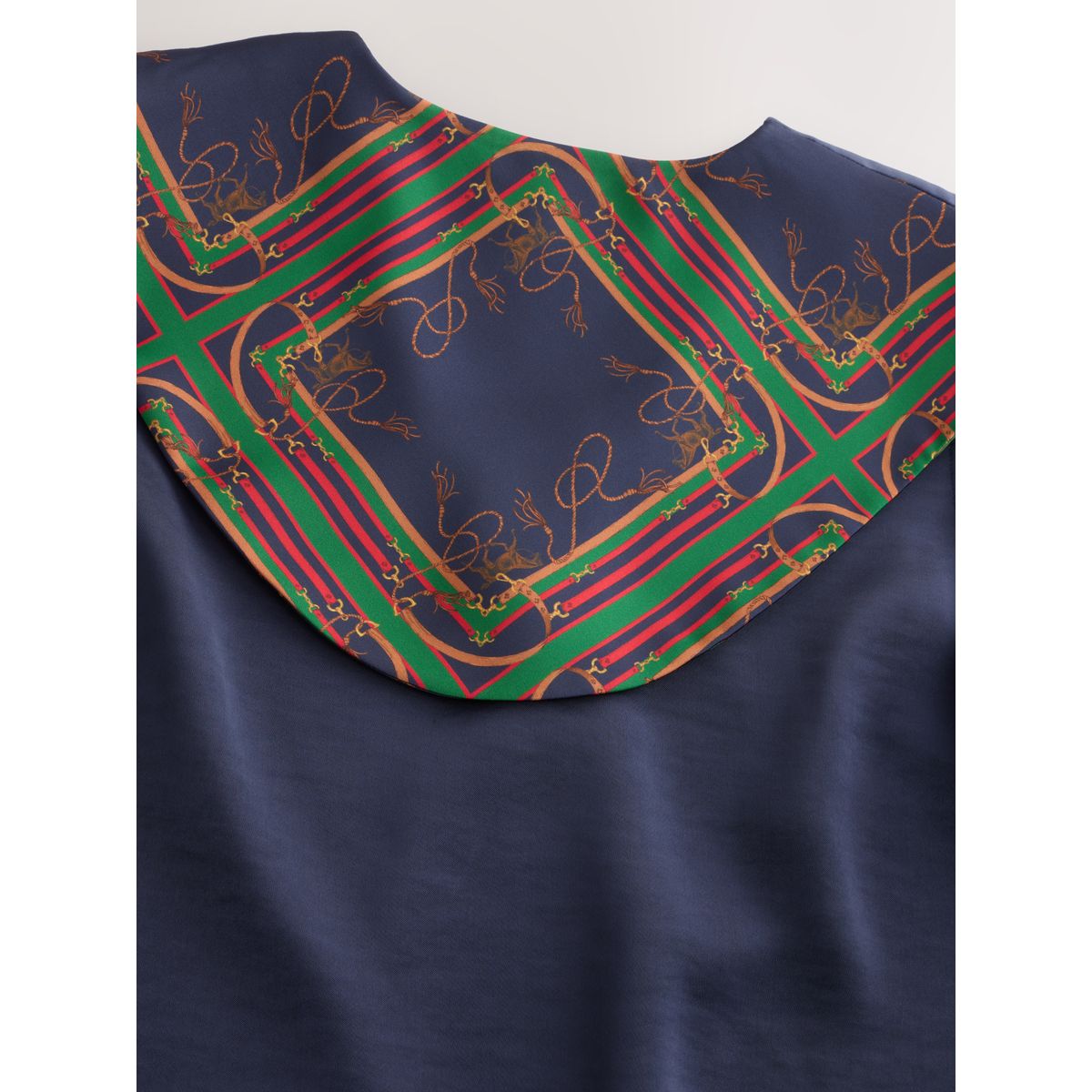Haut sans manches avec foulard imprimé cheval de la marine, NEXT