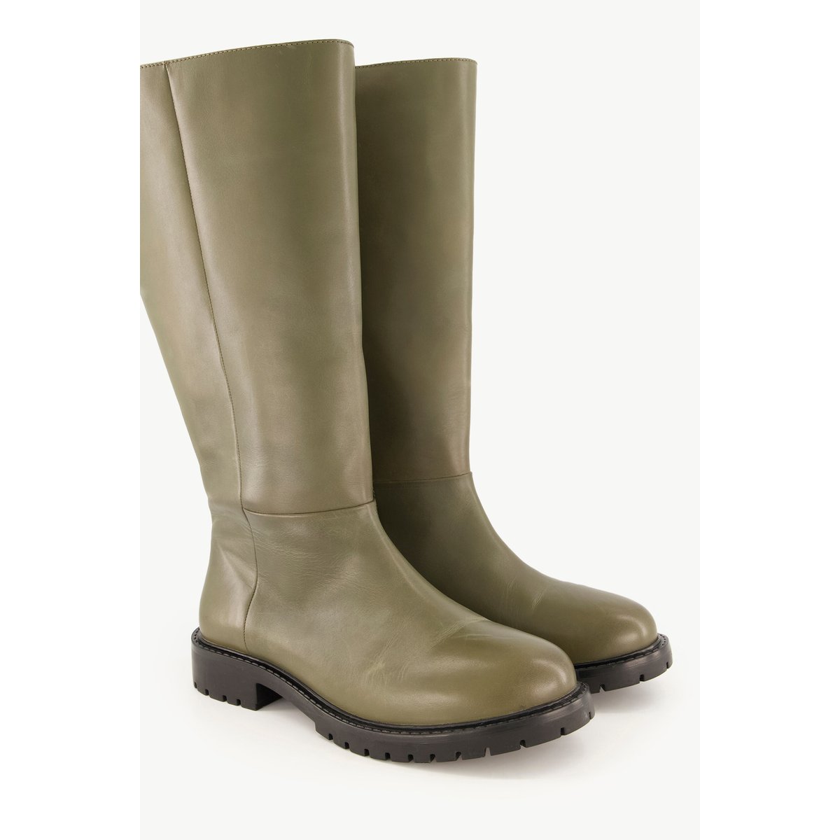 Bottes en cuir tige XL, largeur H , pied large mousse, ULLA POPKEN