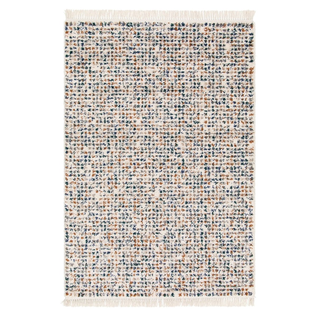 Tapis épais à franges WHISPER palette colorée, AFK LIVING
