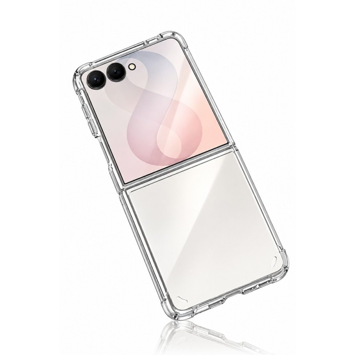 Coque anti-choc souple angles renforcés Galaxy Z Flip 8 transparent, EVETANE