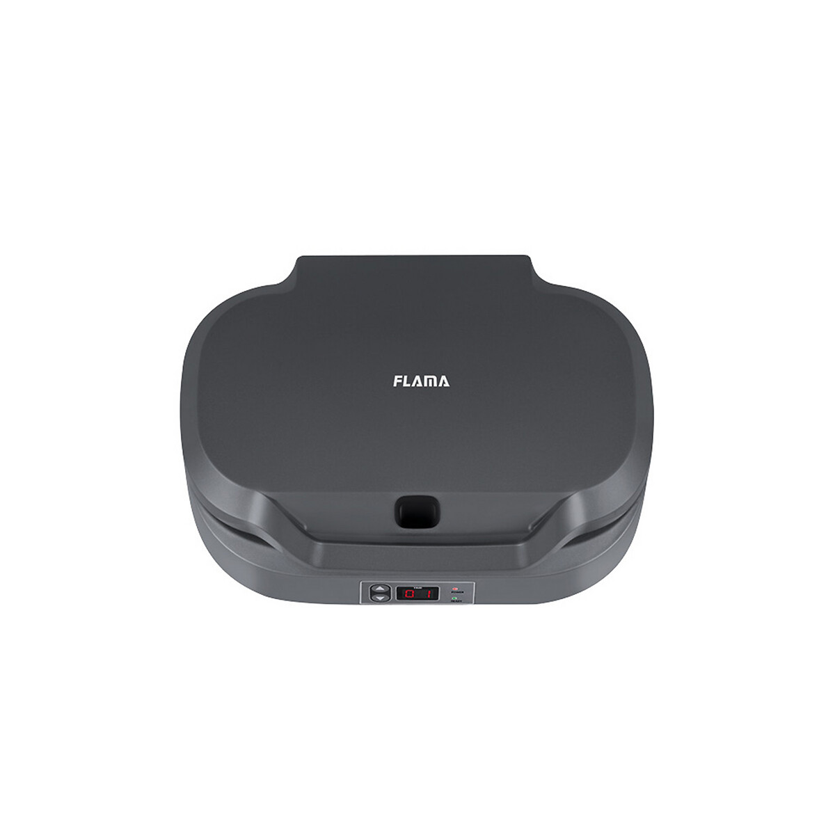 Máquina de panquecas e snacks, 2 concavidades, 4902FL, da Flama preto , FLAMA