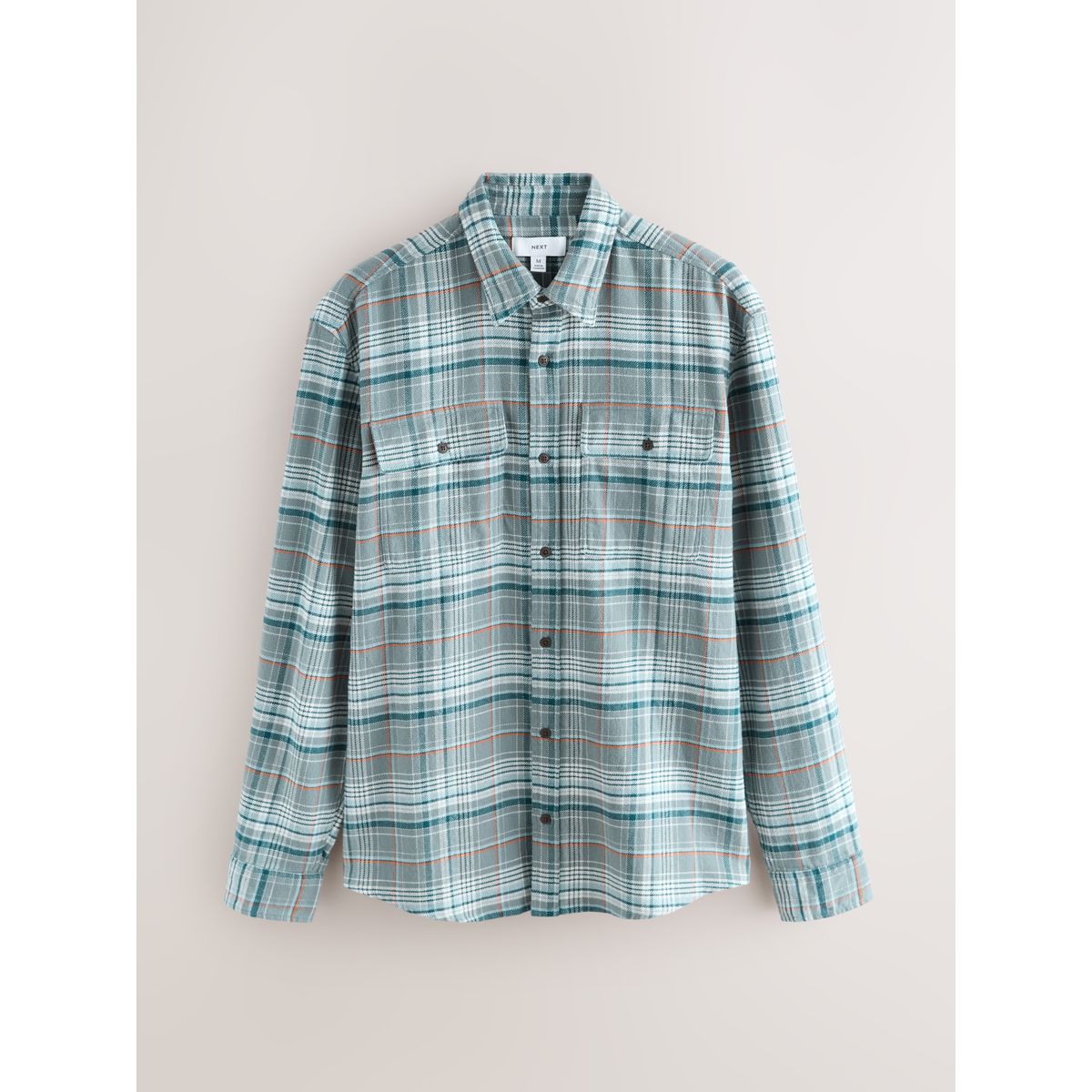 Chemise à manches longues et carreaux bleu, NEXT