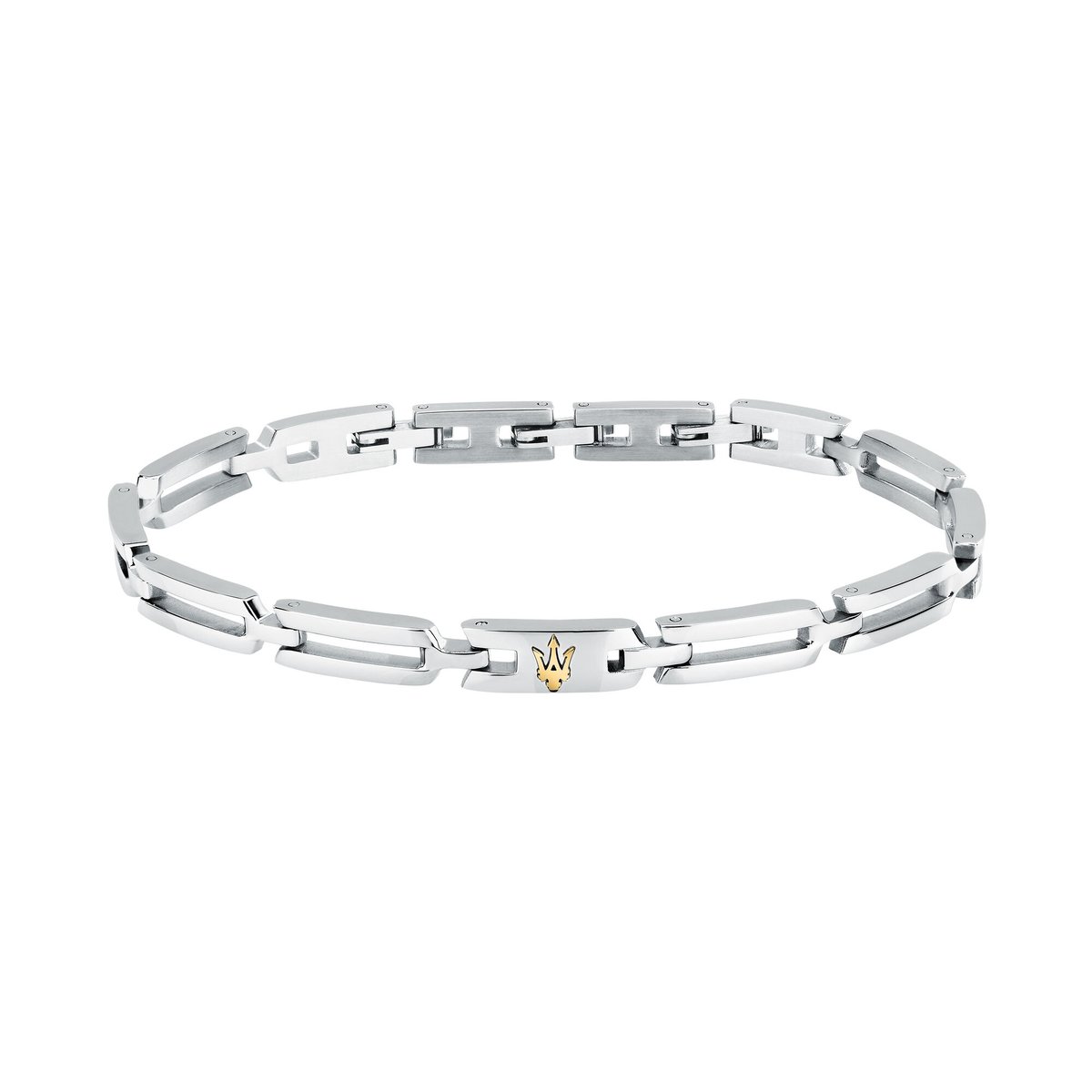 Bracelet en acier ICONIC argent or, MASERATI