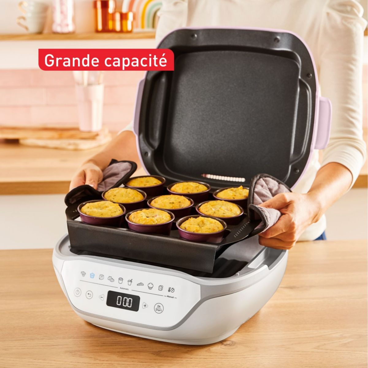 Machine à gâteaux Cake Factory Infinity KD850110 couleur unique, TEFAL