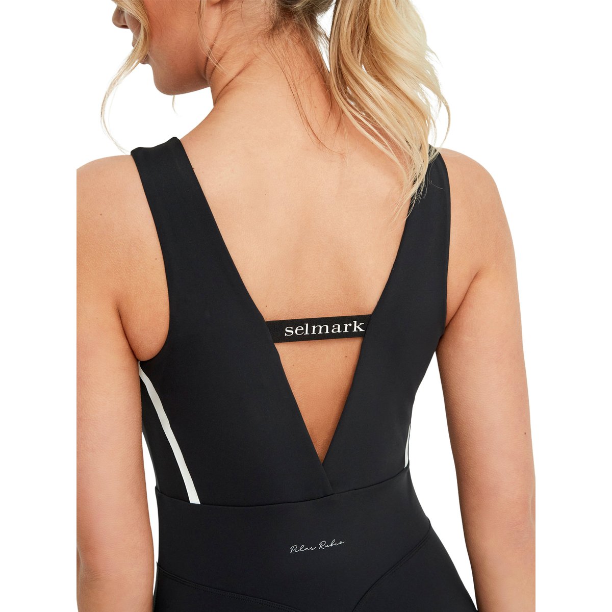 Combinaison longue de sport sans manches ST8 noir, SELMARK