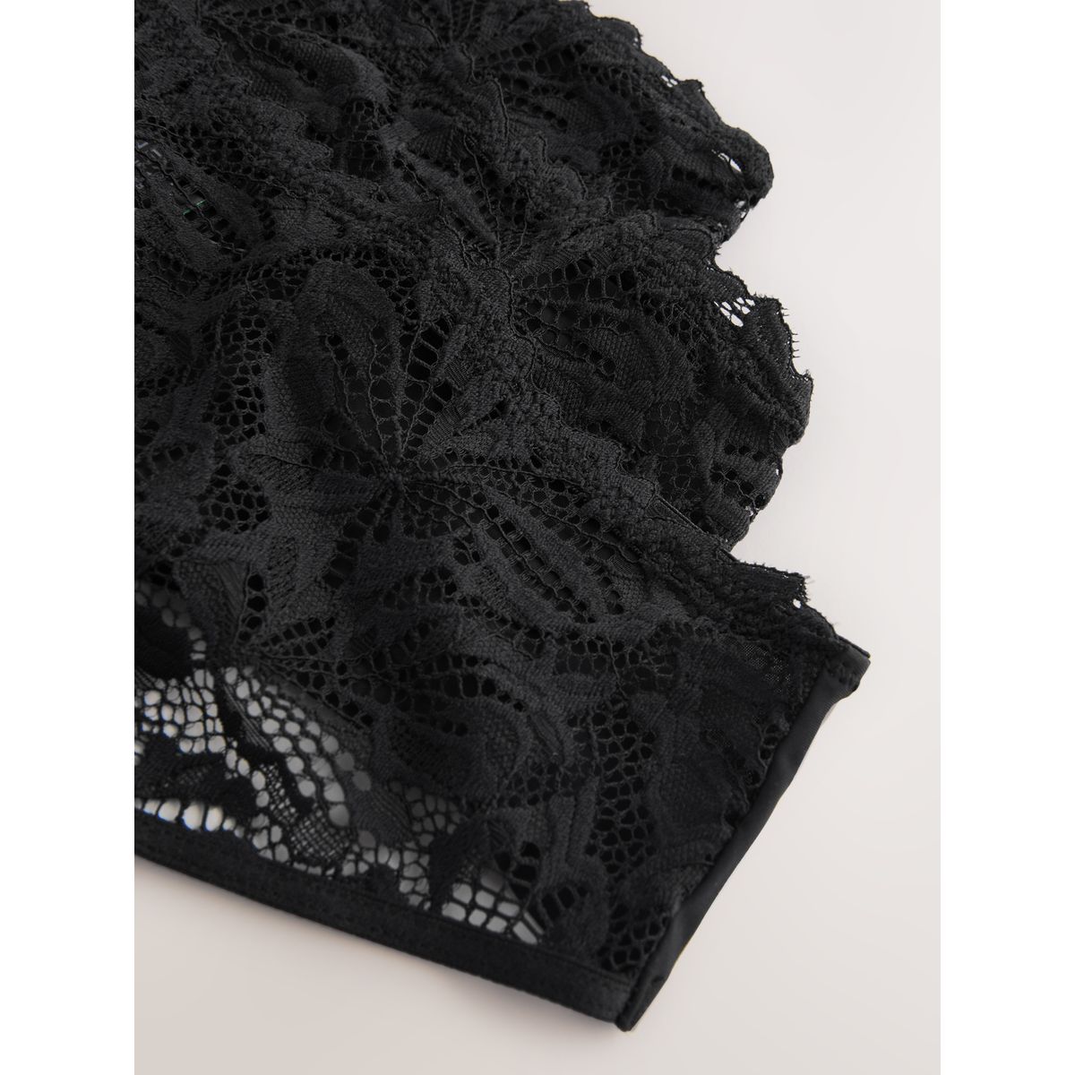 Culotte invisible avec dentelle, lot de 3 noir, NEXT