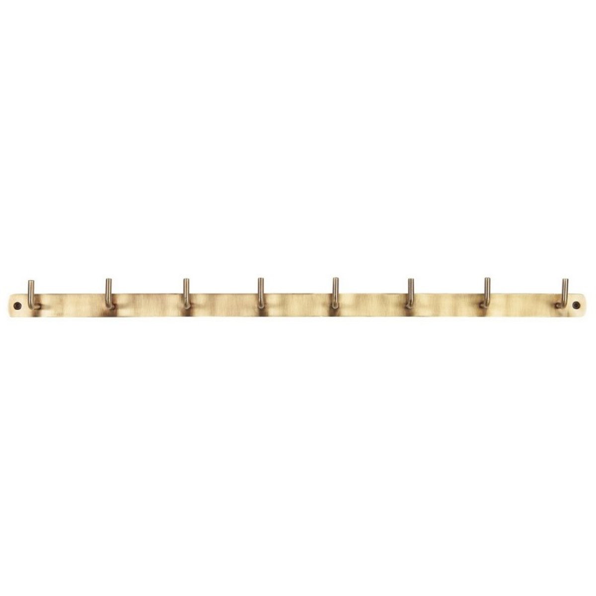 Portemanteau métal 8 patères laiton, IB LAURSEN