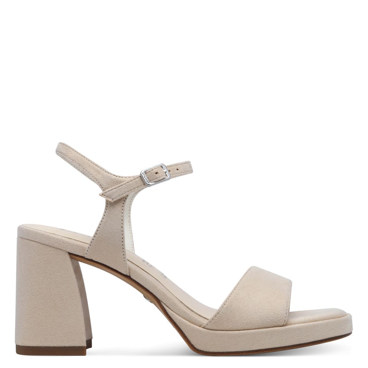Sandales à talon beige nude, TAMARIS