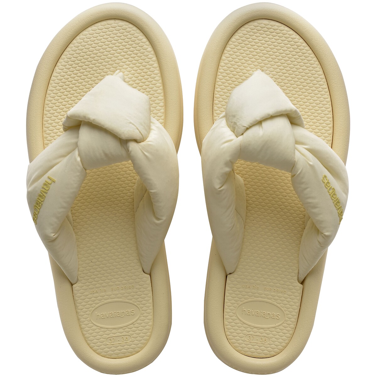 Tongs OVER PUFFED UP beige, HAVAIANAS