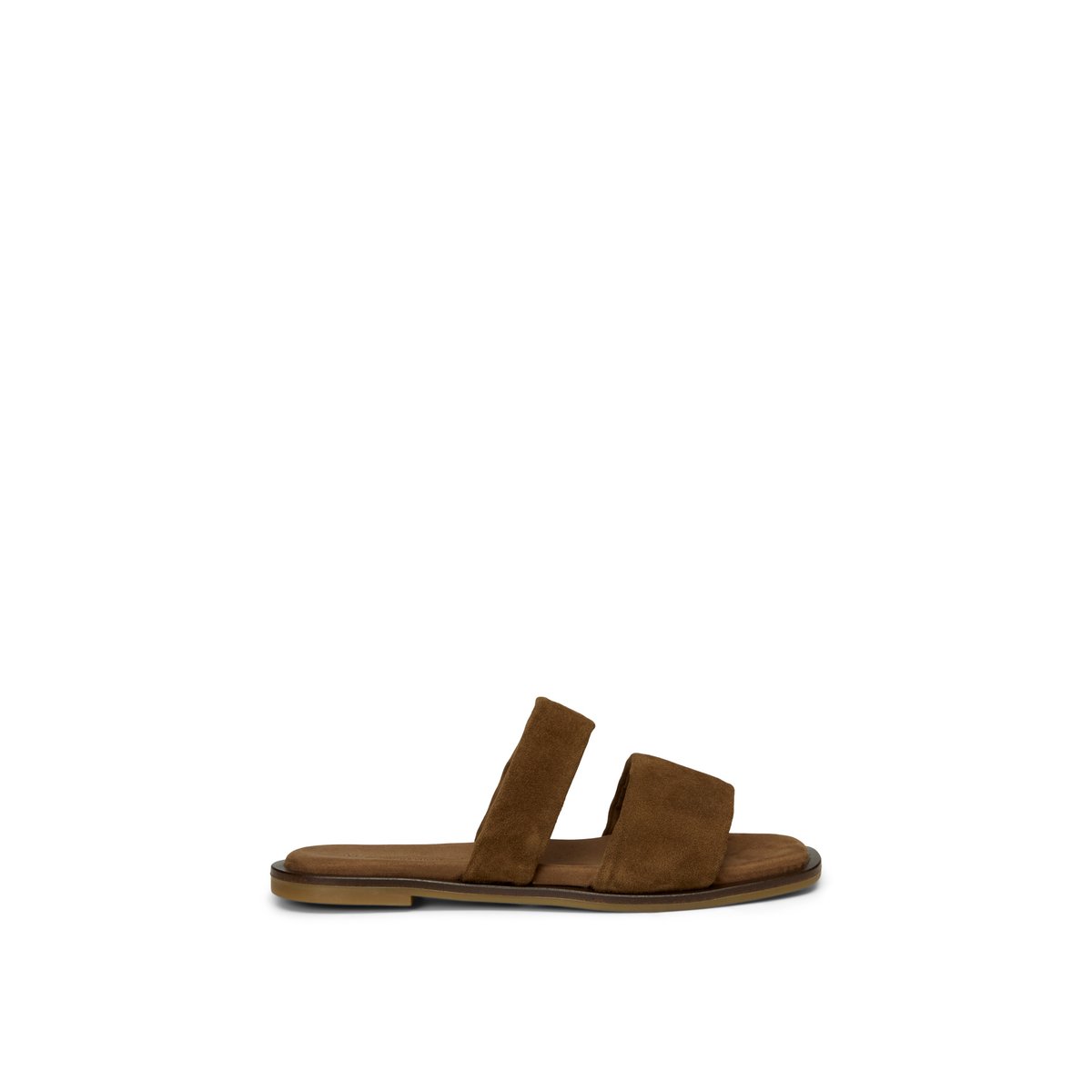 Mule modèle Marit en cuir velours doux braun, MARC O'POLO
