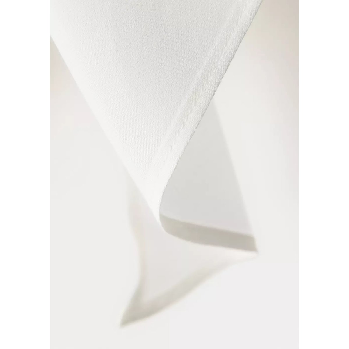 Blouse à col noué écru, MANGO