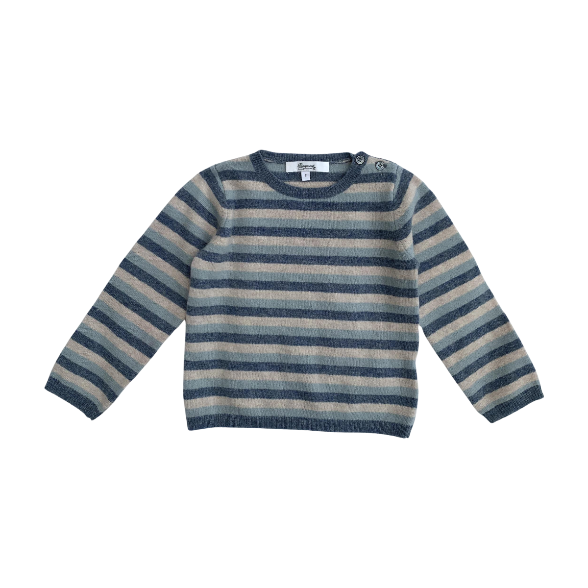 Pull bébé - Très bon état bleu, BONPOINT