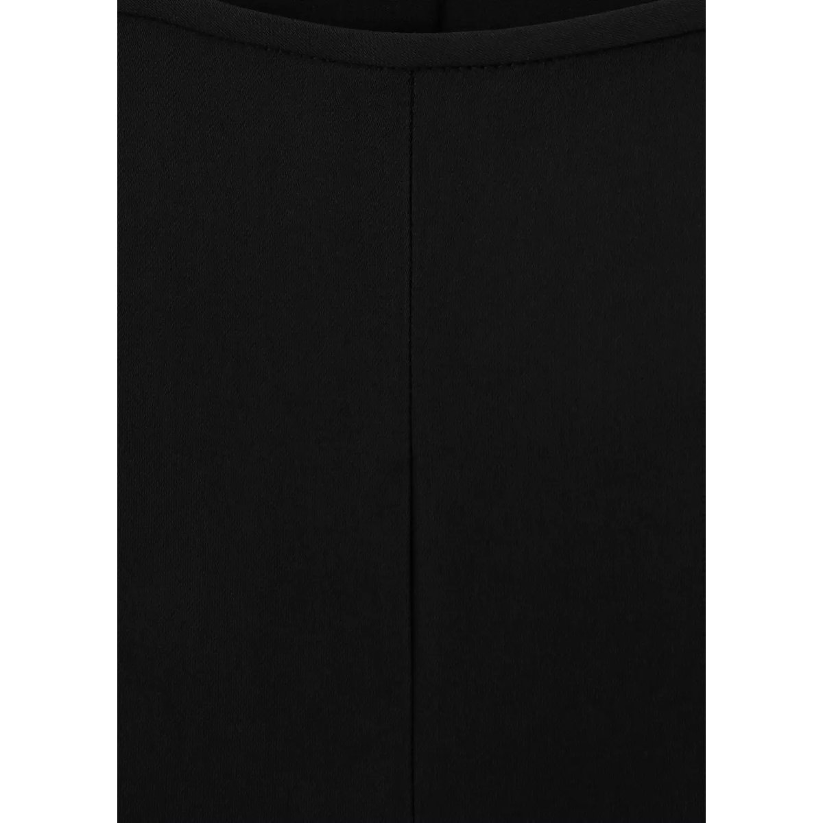 Pantalon flare taille haute noir, MANGO