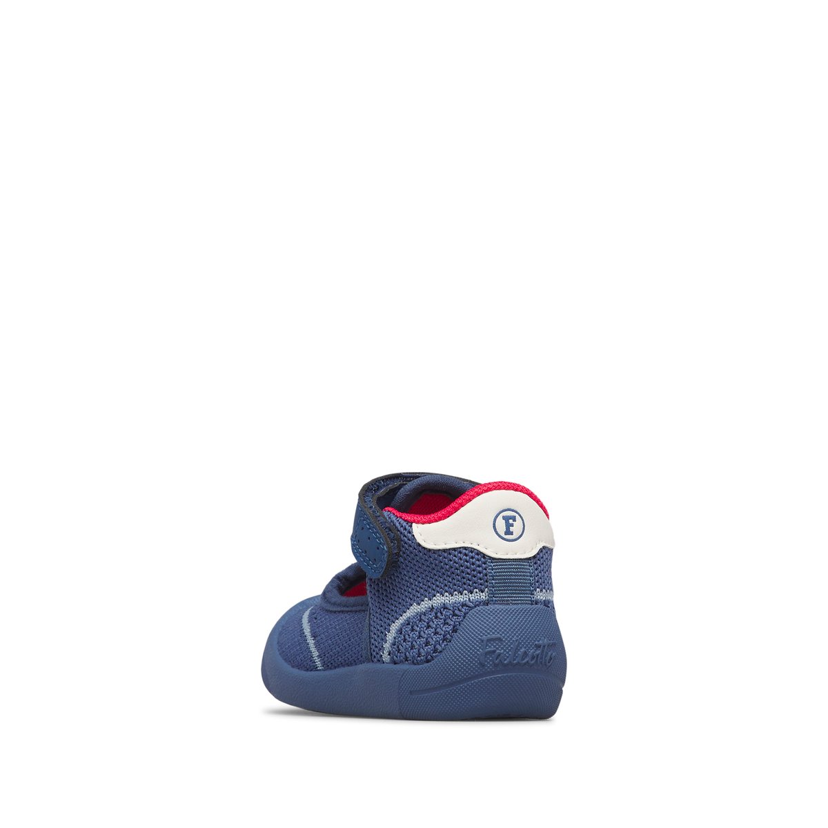 Sandales semi-fermées en simili cuir et tissu FREE OPEN 2 VL. marine-, FALCOTTO