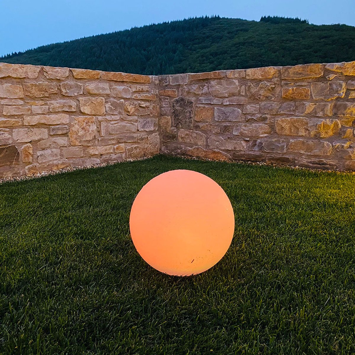 Lot de 2 boules lumineuses solaires 2x SOLSTY C30 blanc, LUMISKY