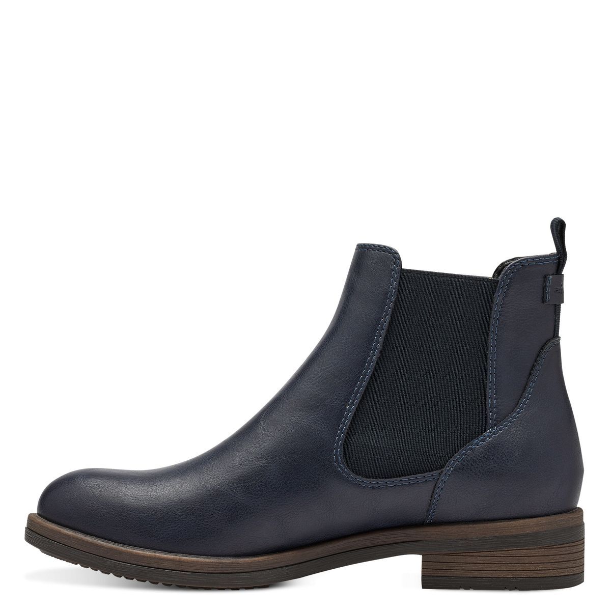 Bottines plates bleu marine, TAMARIS