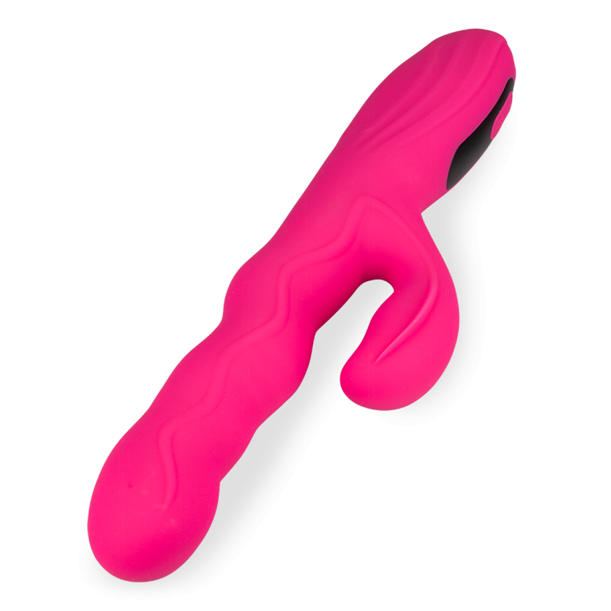 Vibromasseur puissant rabbit ondulations et vibrations Euphoria fuchsia, LOVE AND VIBES
