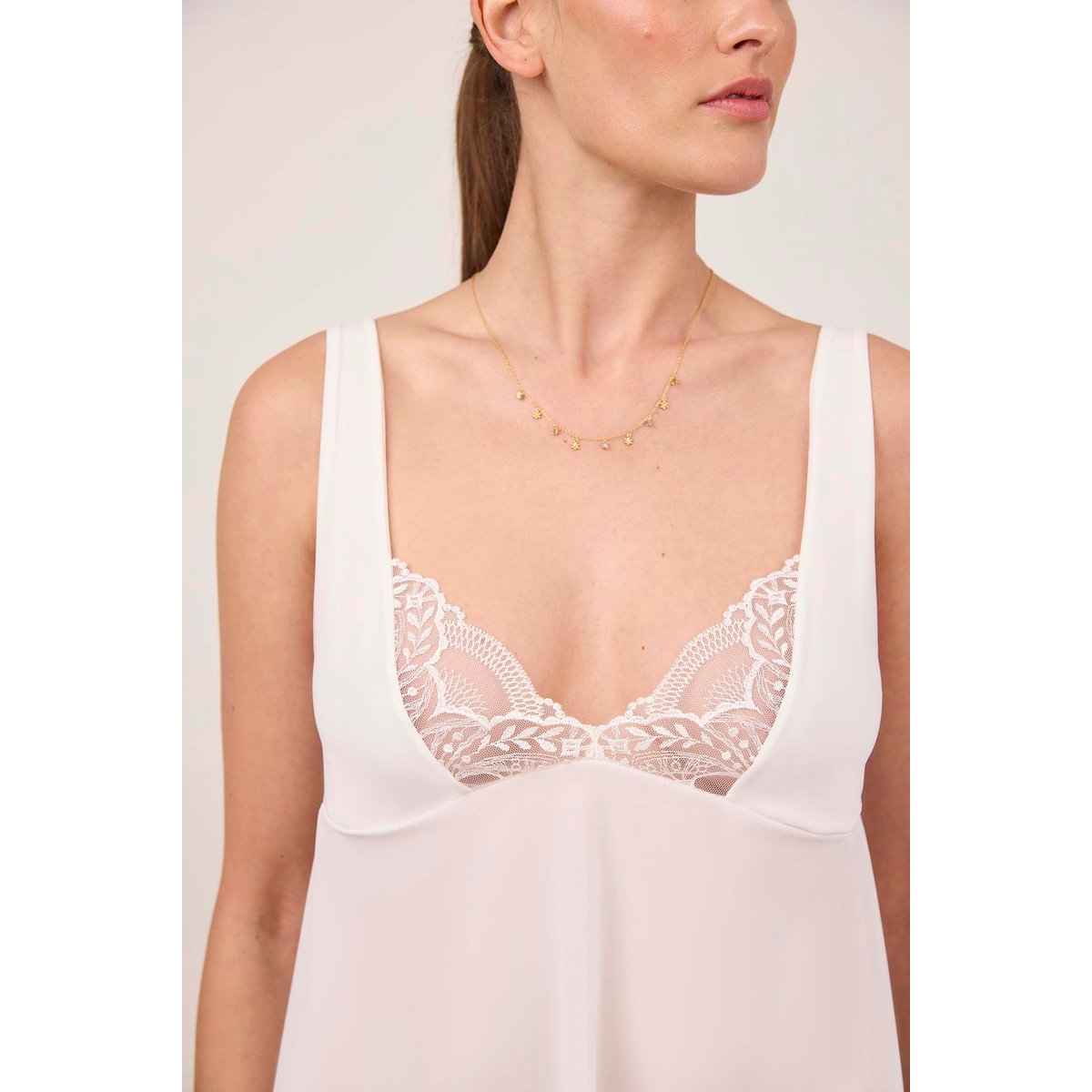 Top en broderie POÉSIE lys, MAISON LEJABY