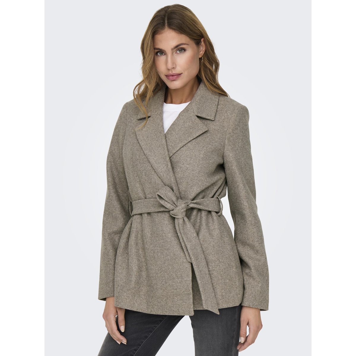 Manteau mocha meringue, ONLY