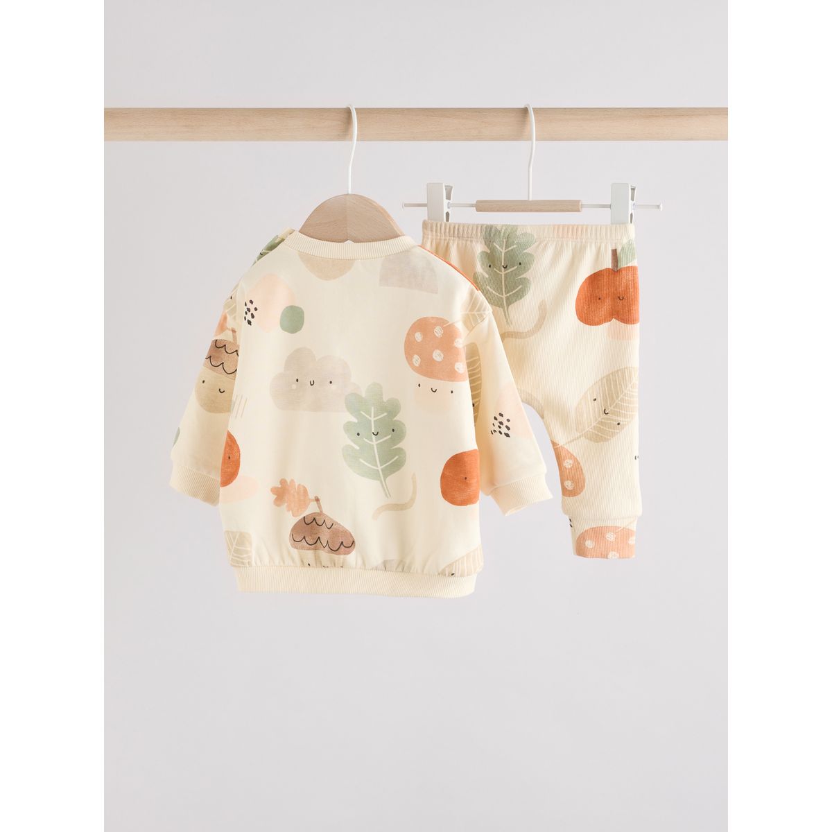Ensemble sweat et legging bébé orange automnal, NEXT