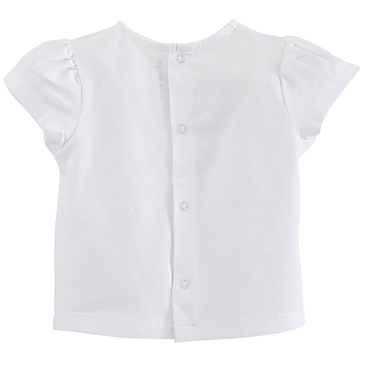 Ensemble t shirt et salopette courte bebe fille jaune, SUCRE D'ORGE