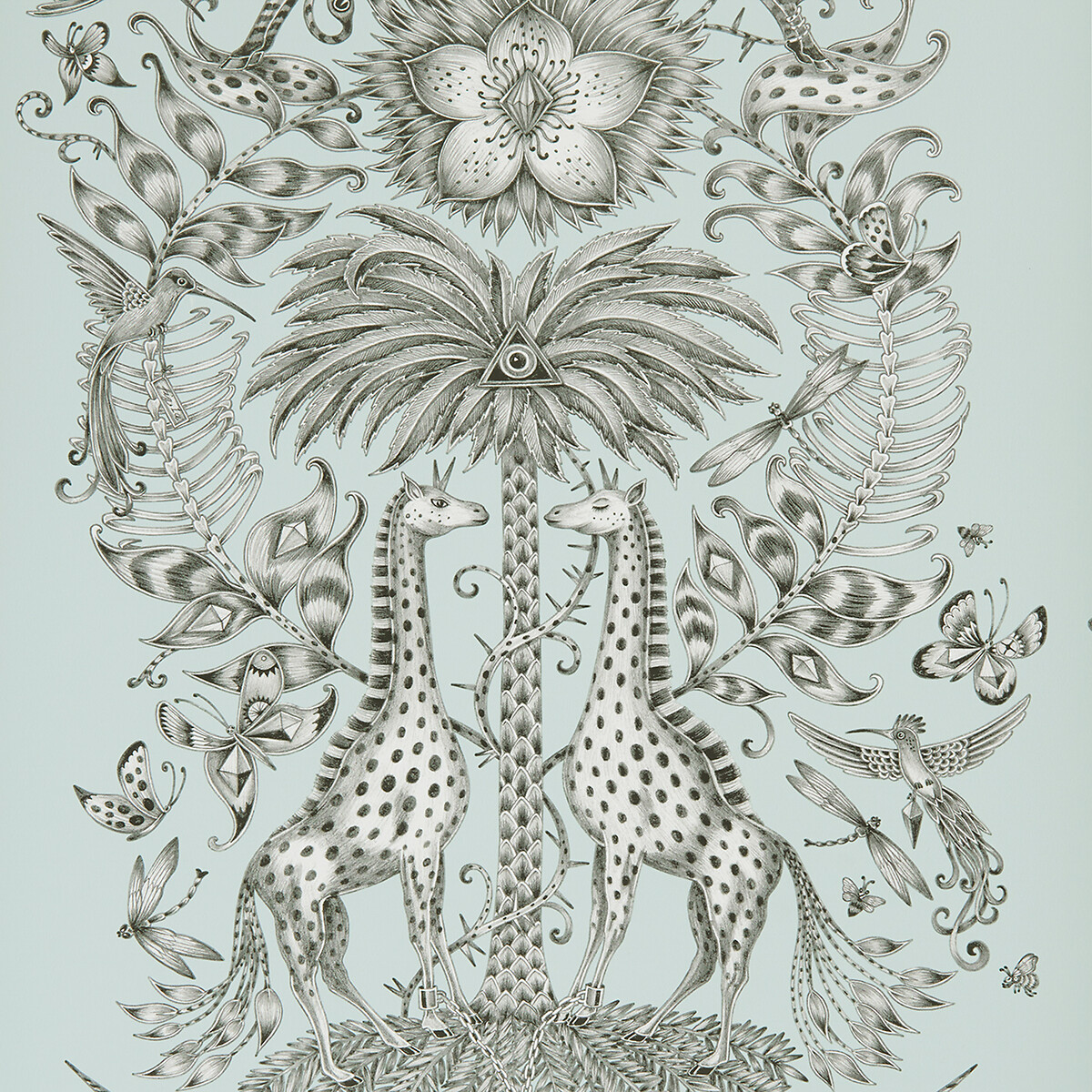 Kruger Wallpaper blue, EMMA J SHIPLEY