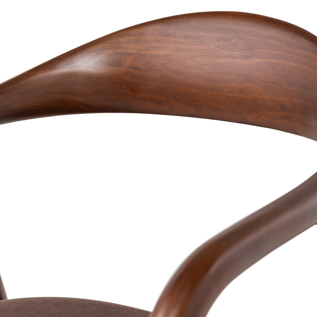 Chaise de salle à manger en bois de hêtre BRAN marron, WOOOD
