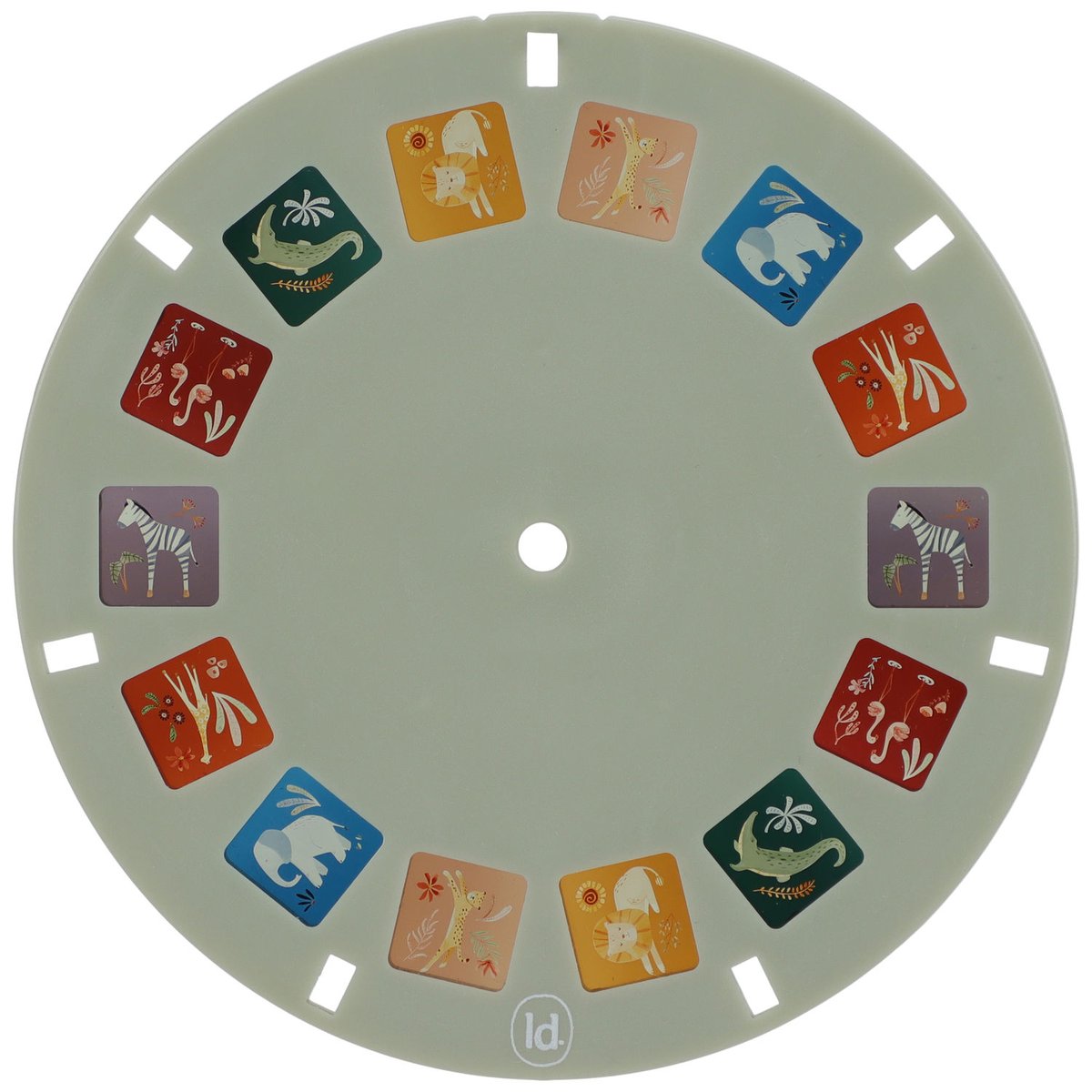 Visionneuse jaune, beige, multicolore, LITTLE DUTCH
