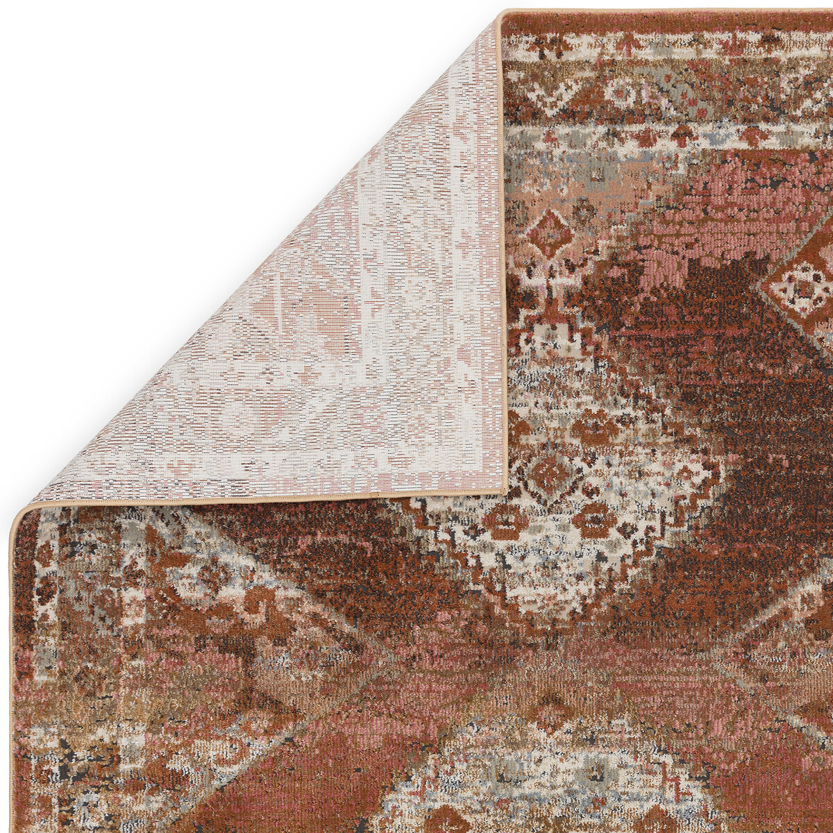 Traditional Ombre Persian Style Rug terracotta, ÉDITÉ