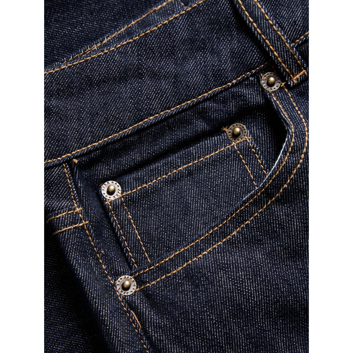 Jean À Coupe Large dark blue denim, JJXX
