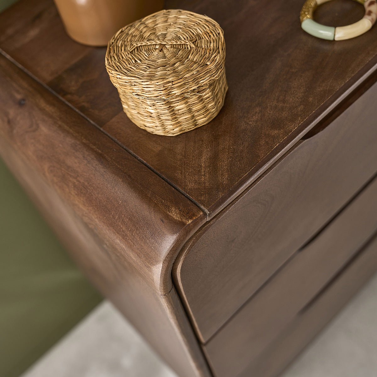 Commode en manguier massif  SOFIA couleur unique, BERAH GETAH