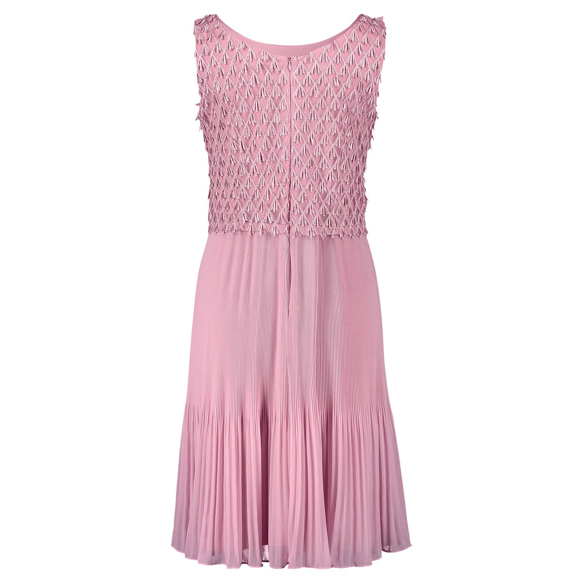 Robe de cocktail à plis pink orchid, VERA MONT