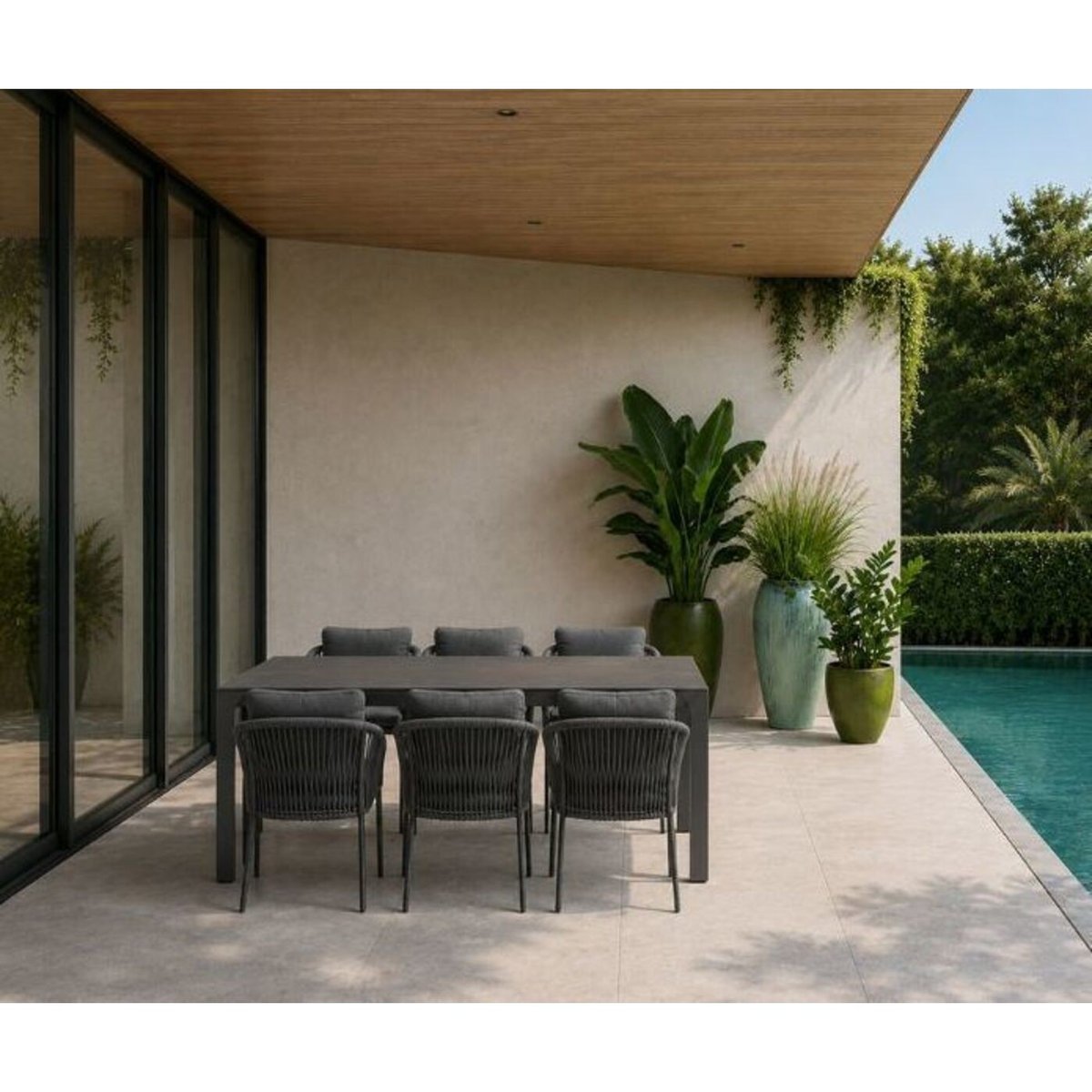 Vase en grès, CALI vert, KARE DESIGN