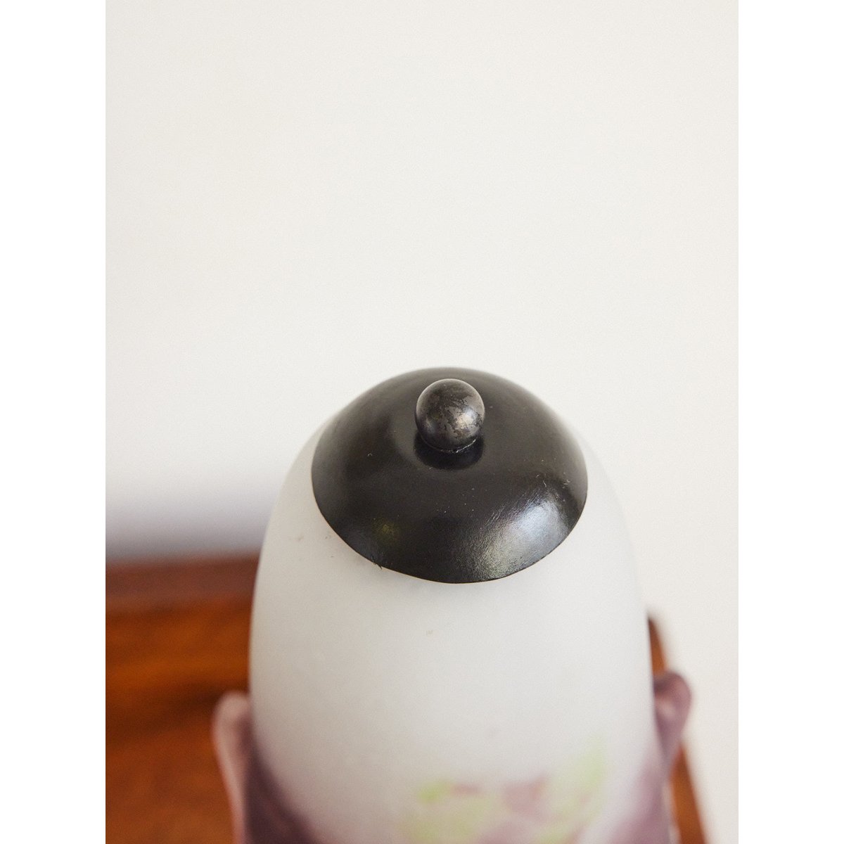 Lampe à poser Art nouveau Colette N°449 - Bon état violet, DEBONGOUT